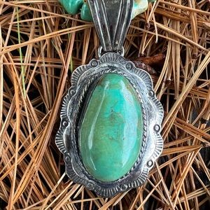 Stunning vintage sterling Southwestern necklace